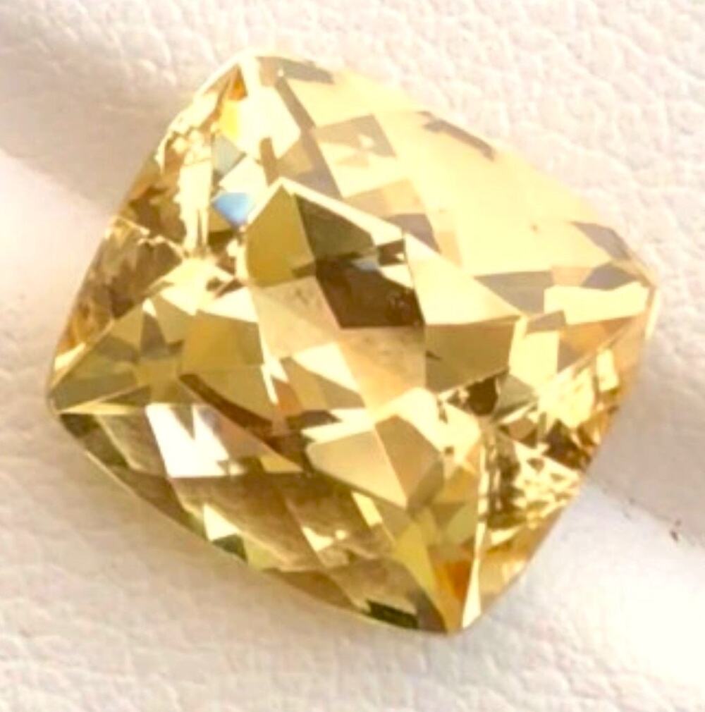 Gorgeous 7.75 Carat Champagne Color Heliodor!